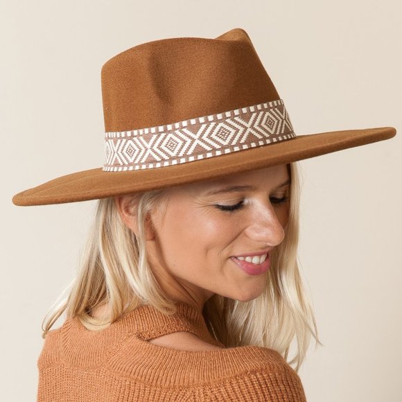 Justin Taylor Geometric Fedora - Picture 3 of 5